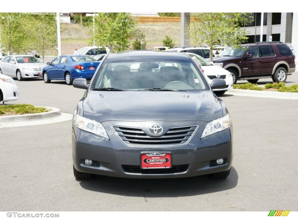 2008 Camry XLE - Magnetic Gray Metallic / Bisque photo #6