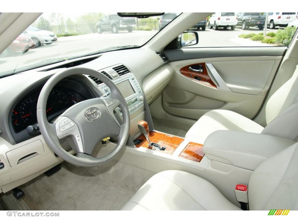 2008 Camry XLE - Magnetic Gray Metallic / Bisque photo #7