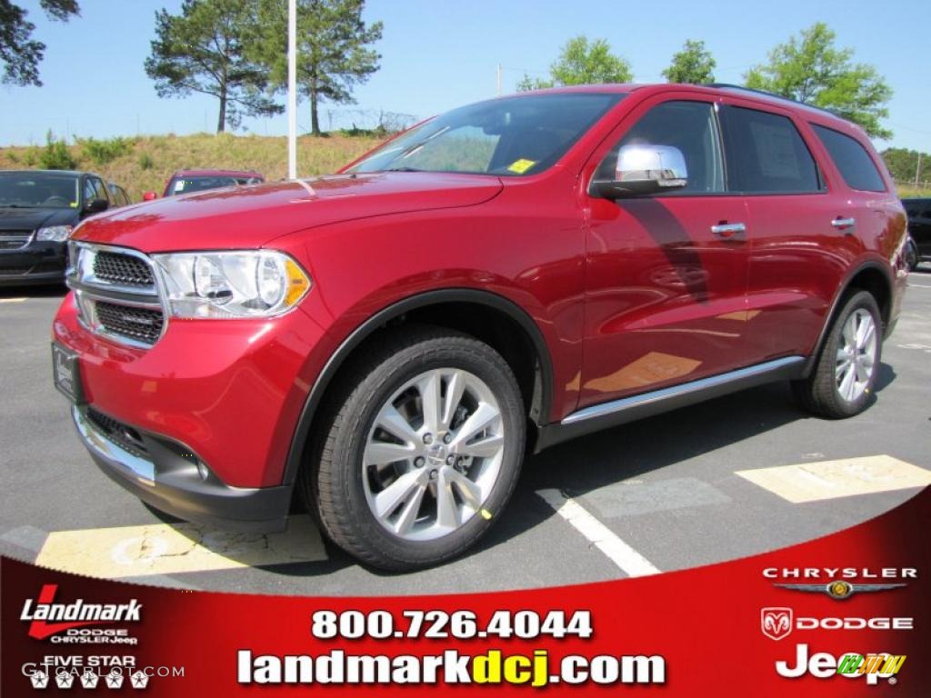 Inferno Red Crystal Pearl Dodge Durango