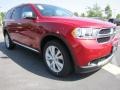 2011 Inferno Red Crystal Pearl Dodge Durango Crew Lux  photo #4