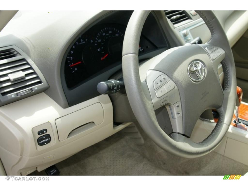 2008 Camry XLE - Magnetic Gray Metallic / Bisque photo #27