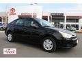 Ebony Black 2010 Ford Focus S Sedan