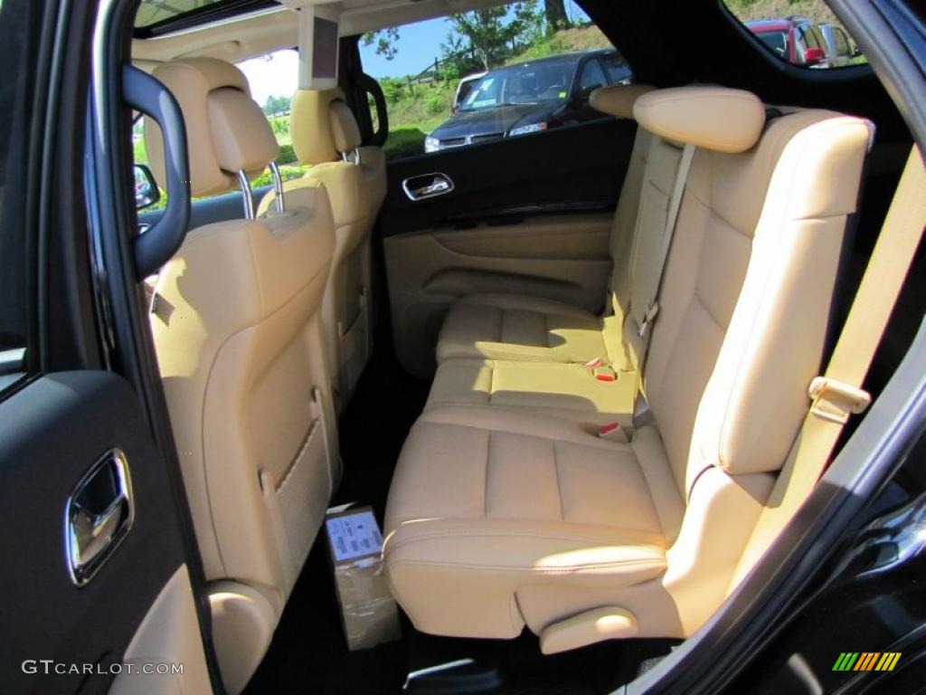 Black/Tan Interior 2011 Dodge Durango Citadel Photo #49065662