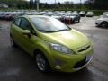 2011 Lime Squeeze Metallic Ford Fiesta SES Hatchback  photo #6