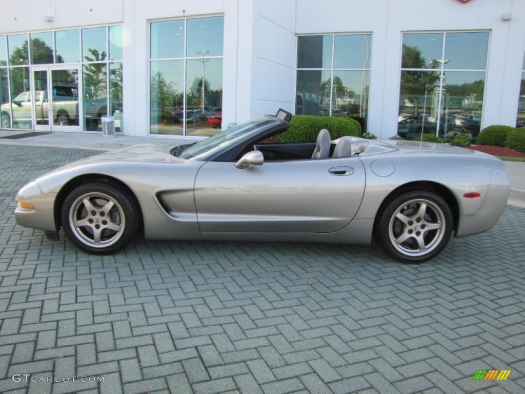 Light Pewter Metallic 1999 Chevrolet Corvette Convertible Exterior Photo #49066904