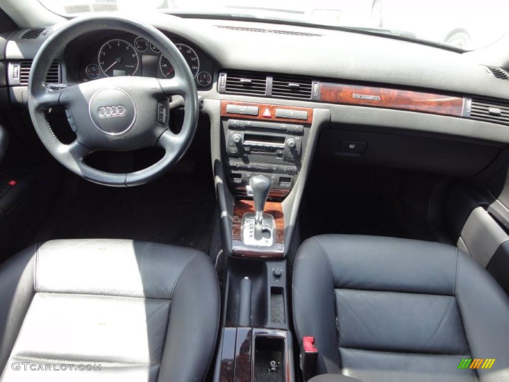 2004 Audi A6 3.0 quattro Sedan Ebony Dashboard Photo #49066952