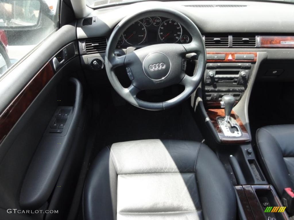 2004 Audi A6 3.0 quattro Sedan Ebony Dashboard Photo #49066967