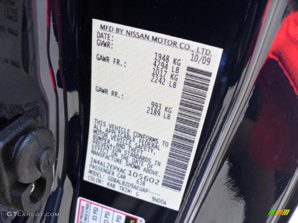 2010 Altima 2.5 S Coupe - Navy Blue / Charcoal photo #6