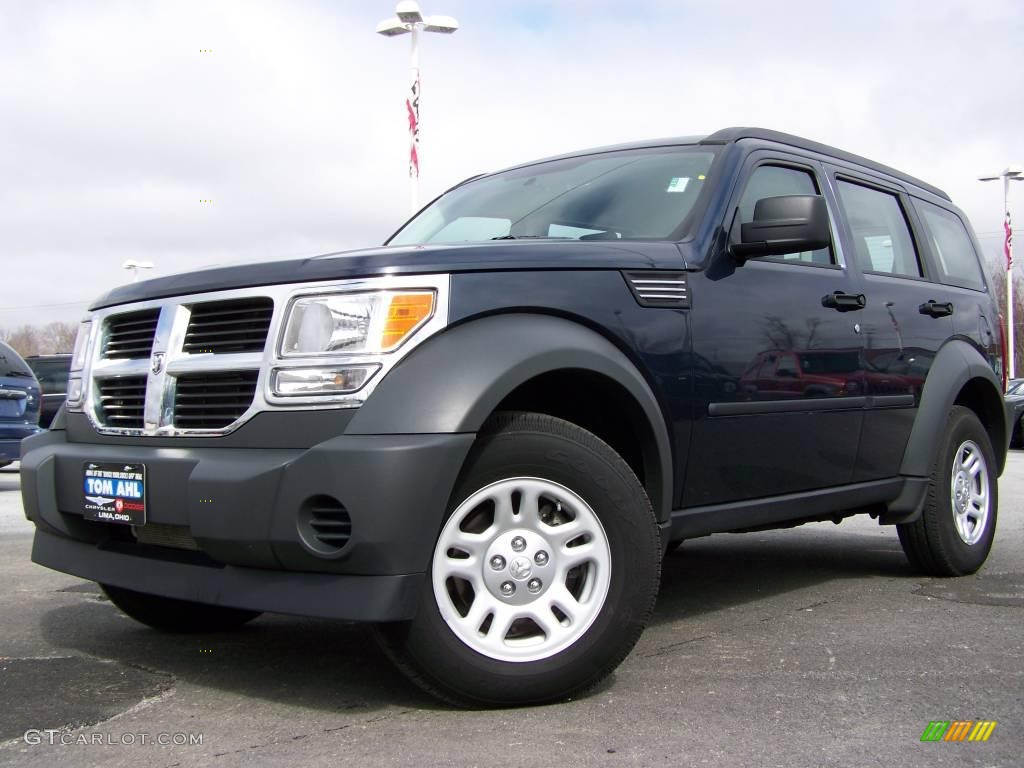 2008 Nitro SXT 4x4 - Modern Blue Pearl / Dark Slate Gray/Light Slate Gray photo #1