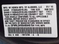 NH737M: Polished Metal Metallic 2010 Honda Odyssey Touring Color Code