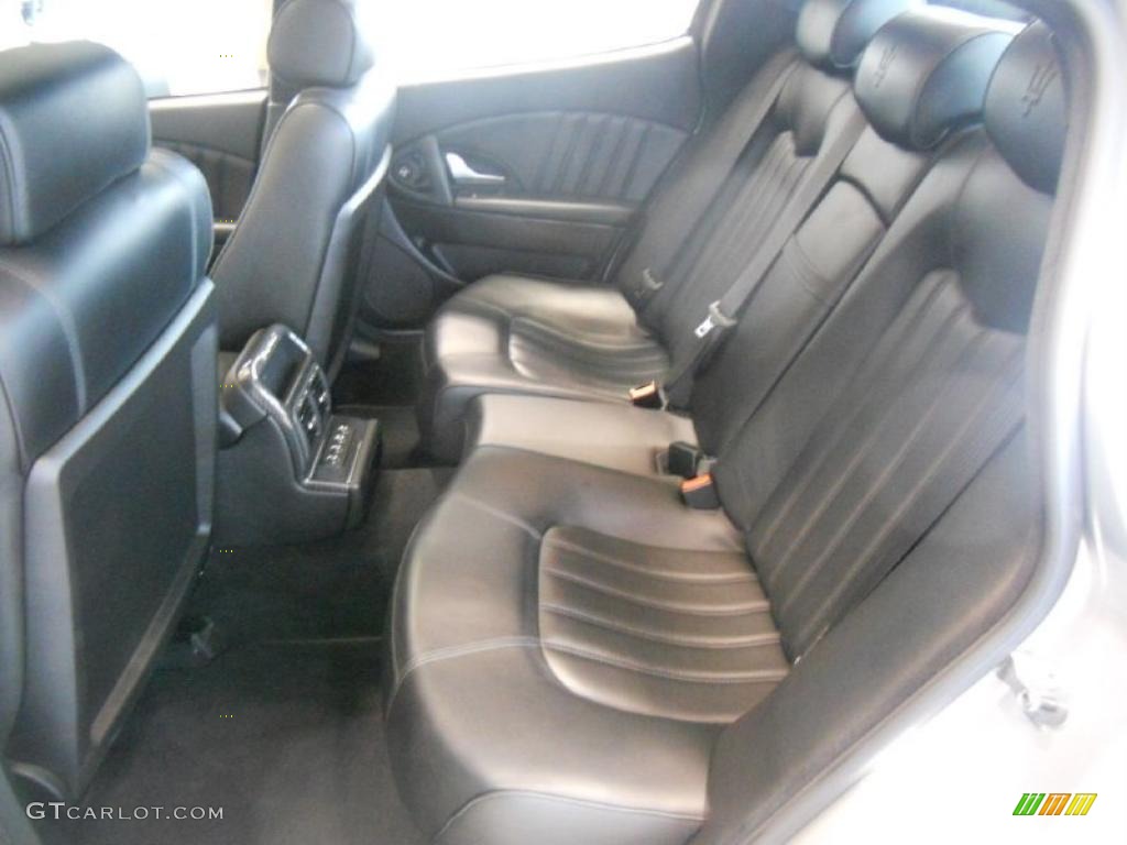Nero Interior 2007 Maserati Quattroporte Standard Quattroporte Model Photo #49068326