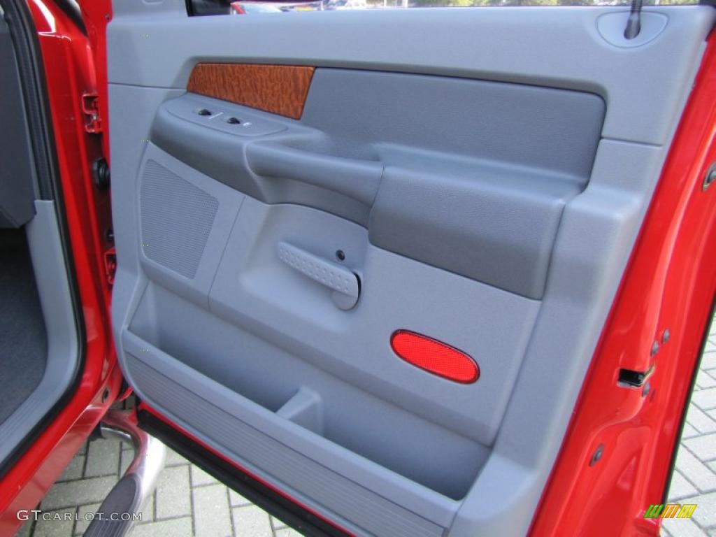 2006 Ram 1500 SLT Quad Cab - Flame Red / Medium Slate Gray photo #20