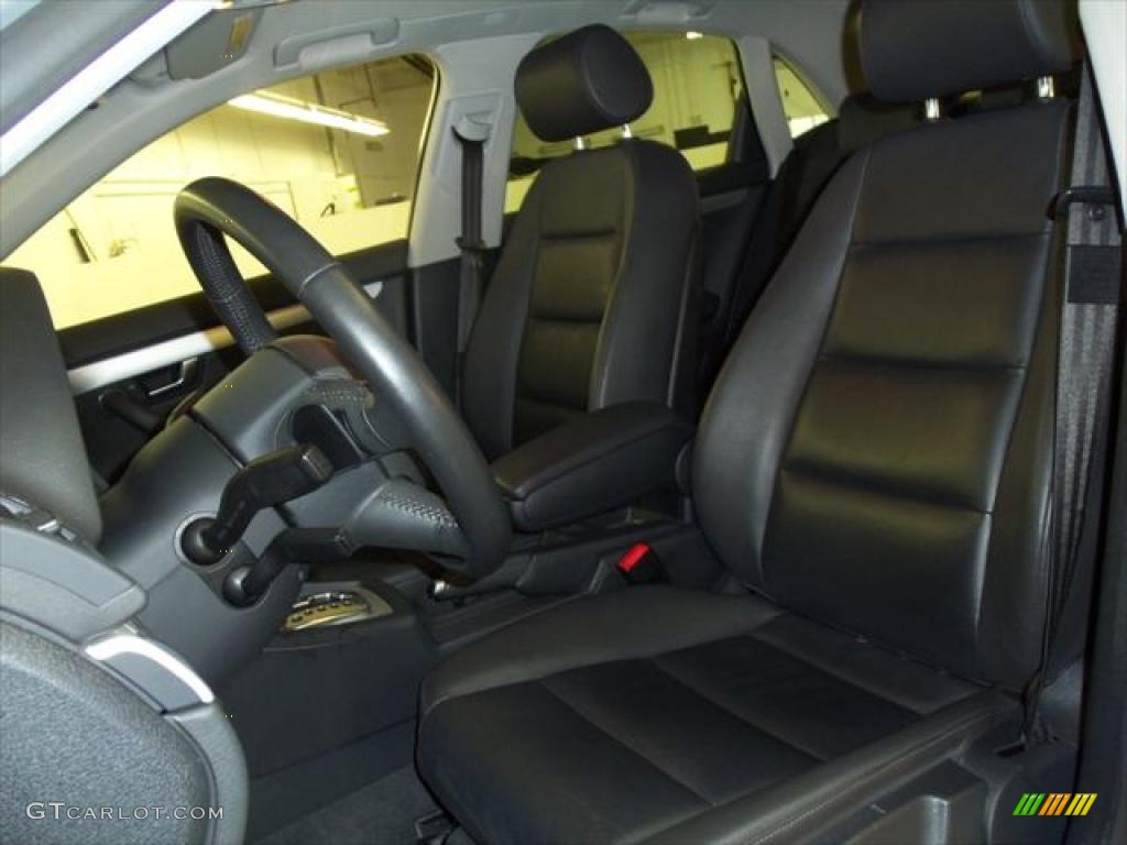 2008 A4 2.0T quattro S-Line Sedan - Light Silver Metallic / Black photo #12
