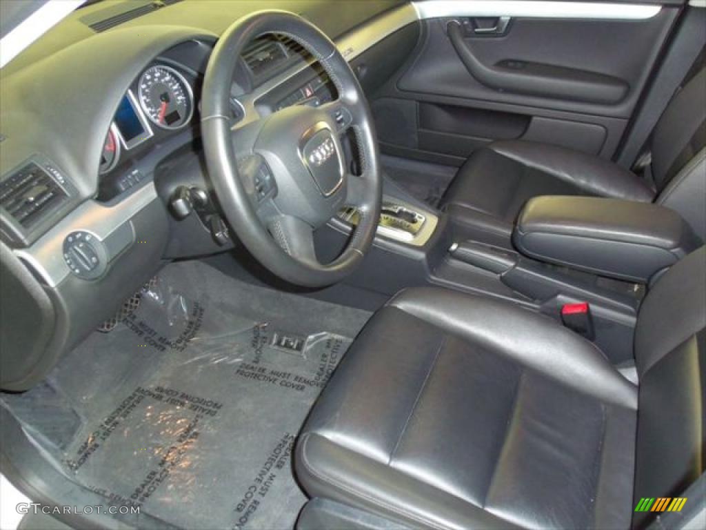 2008 A4 2.0T quattro S-Line Sedan - Light Silver Metallic / Black photo #13