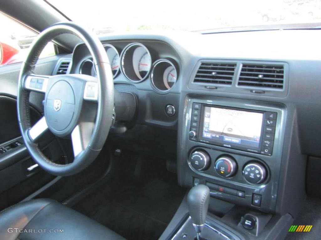 2009 Dodge Challenger R/T Dark Slate Gray Dashboard Photo #49069355