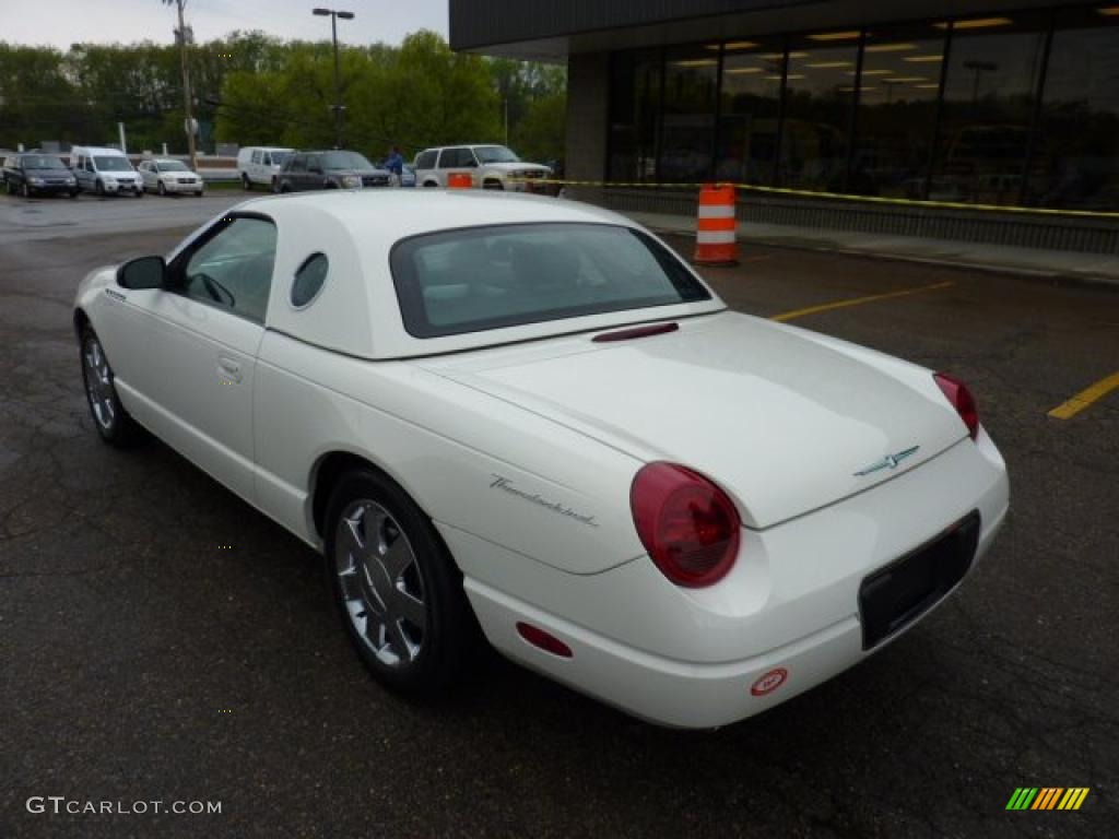 Whisper White 2002 Ford Thunderbird Premium Roadster Exterior Photo #49070863