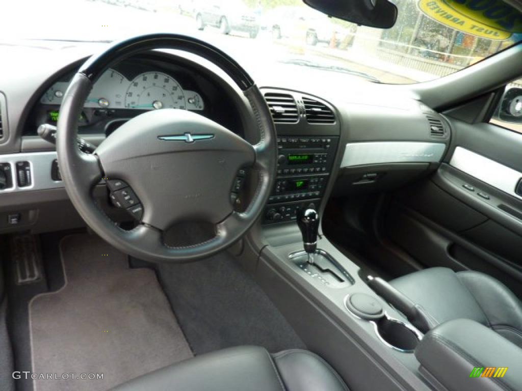 2002 Ford Thunderbird Premium Roadster Midnight Black Dashboard Photo #49070981