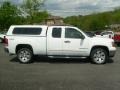 Summit White 2007 GMC Sierra 1500 SLE Extended Cab 4x4 Exterior