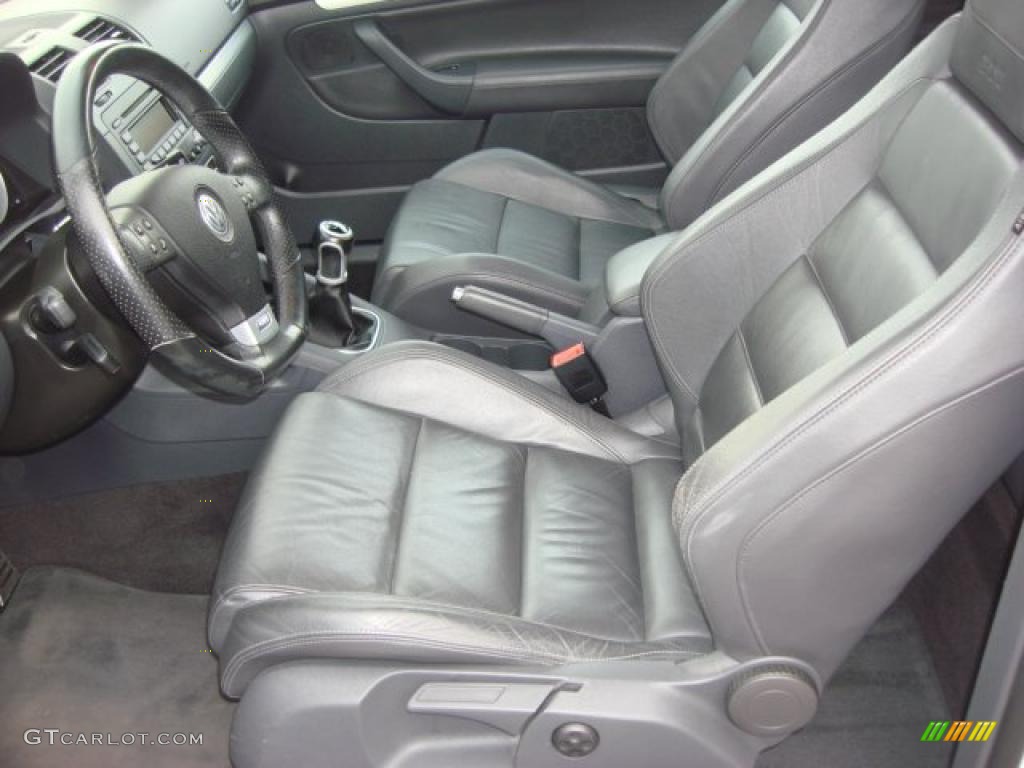 Black Leather Interior 2006 Volkswagen GTI 2.0T Photo #49071581