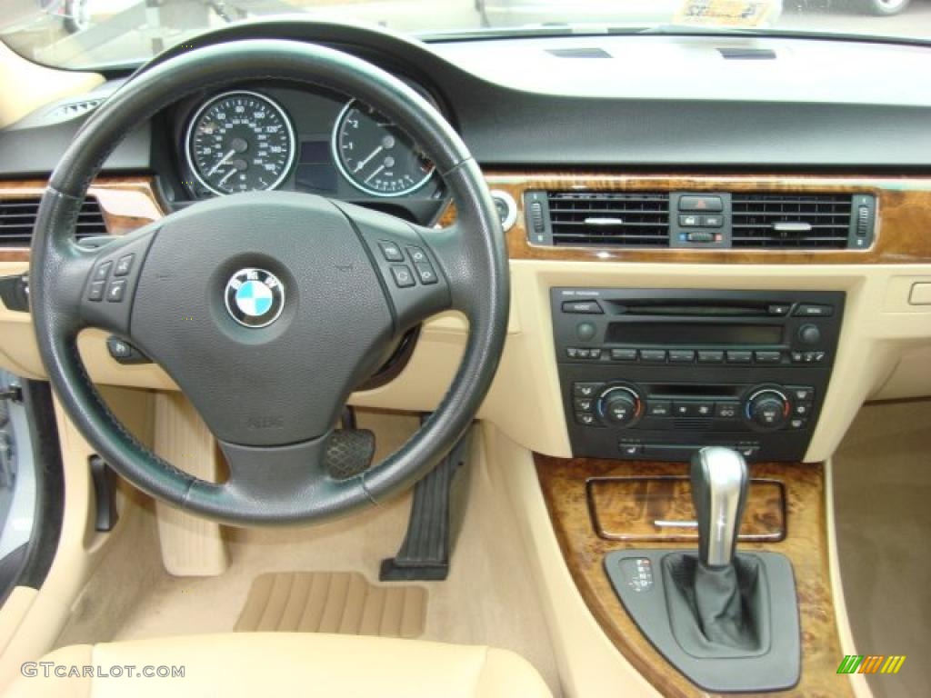 2006 3 Series 325i Sedan - Quartz Blue Metallic / Beige photo #12