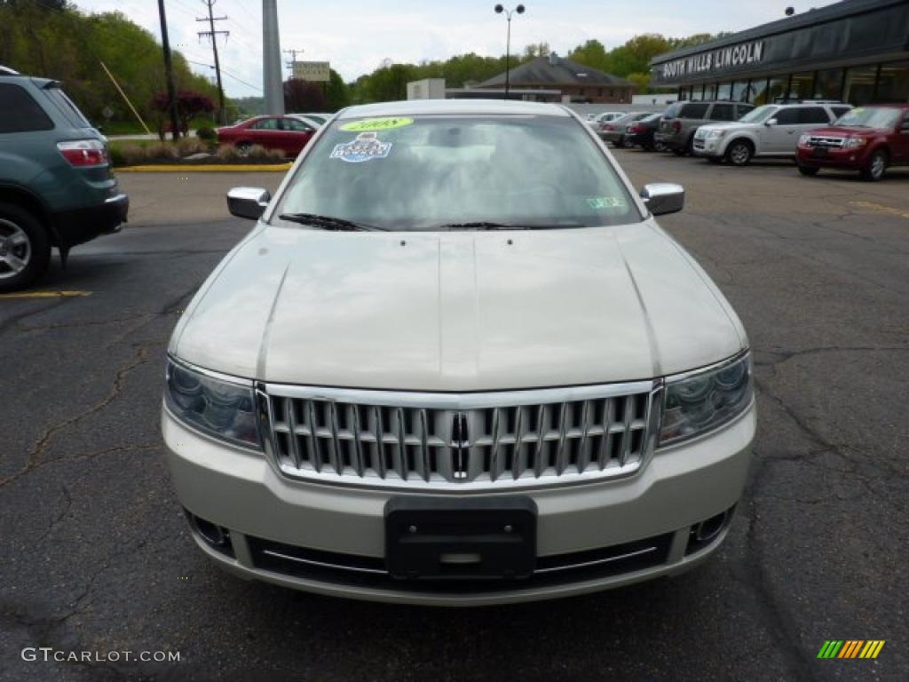 2008 MKZ Sedan - Light Sage Metallic / Light Stone photo #6