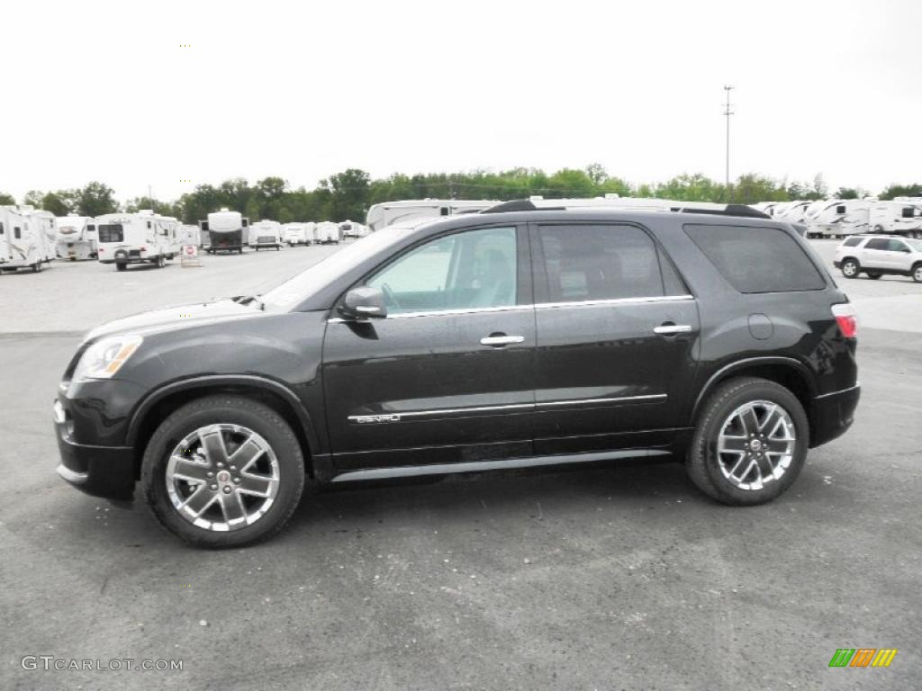 Carbon Black Metallic 2011 GMC Acadia Denali AWD Exterior Photo #49072631