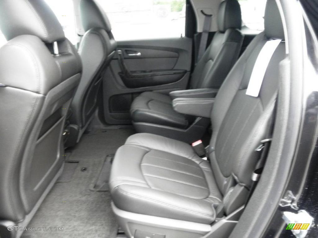 Ebony Interior 2011 GMC Acadia Denali AWD Photo #49072790