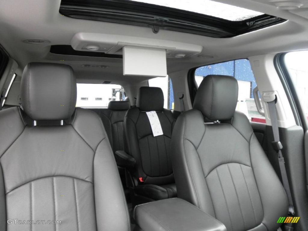 Ebony Interior 2011 GMC Acadia Denali AWD Photo #49072937