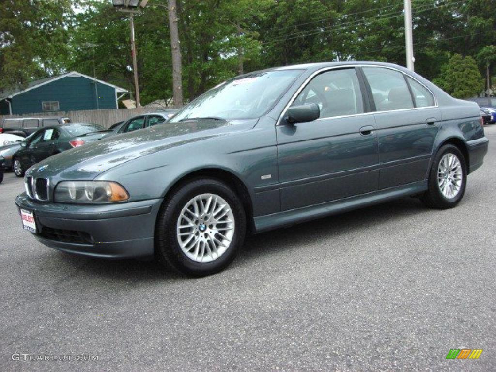 Slate Green Metallic 2003 BMW 5 Series 530i Sedan Exterior Photo #49073255