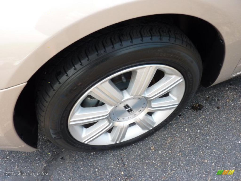 2008 MKZ Sedan - Dune Pearl Metallic / Dark Charcoal photo #7