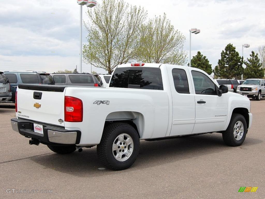 2009 Silverado 1500 LT Extended Cab 4x4 - Summit White / Ebony photo #12