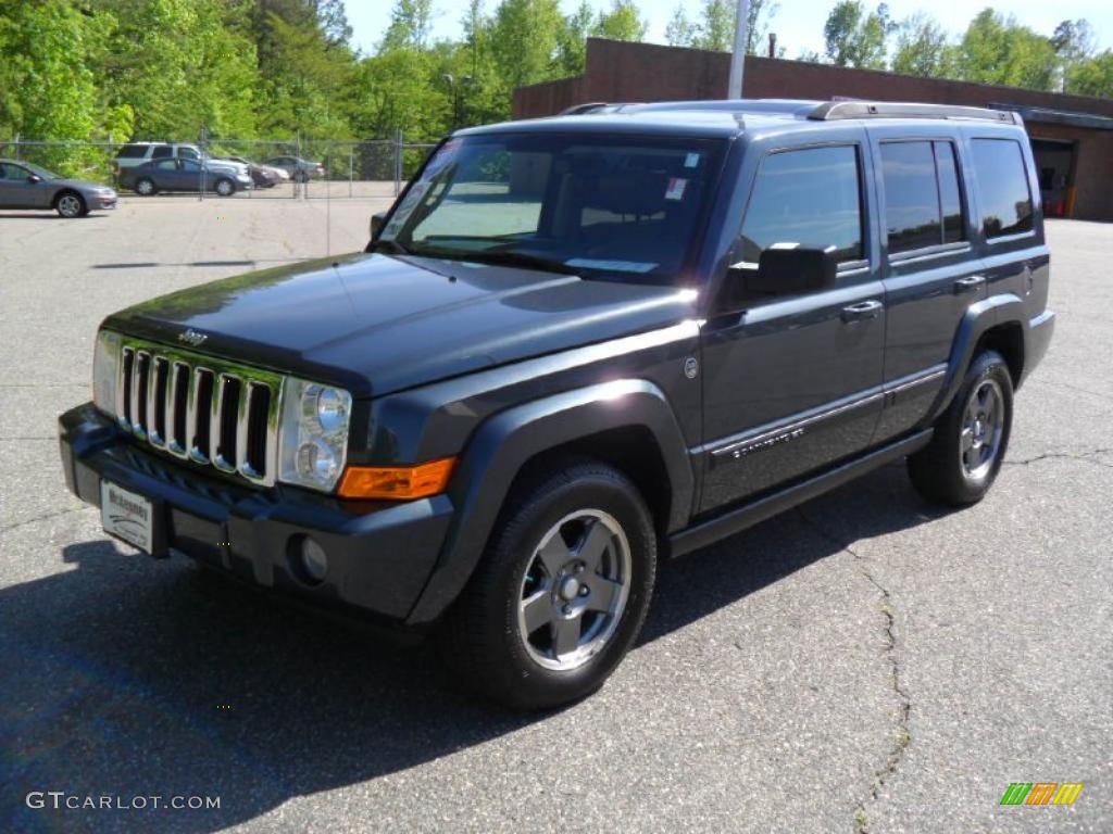 2007 Commander Sport 4x4 - Steel Blue Metallic / Medium Slate Gray photo #1