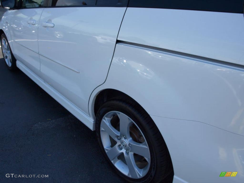 2007 MAZDA5 Sport - Whitewater Pearl Mica / Black photo #4