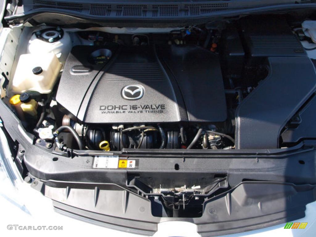 2007 MAZDA5 Sport - Whitewater Pearl Mica / Black photo #7