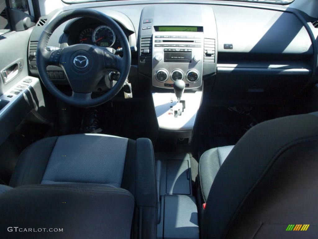 2007 MAZDA5 Sport - Whitewater Pearl Mica / Black photo #10