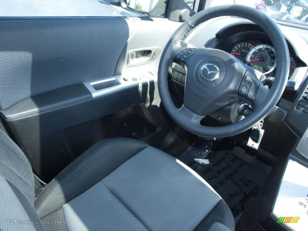 2007 MAZDA5 Sport - Whitewater Pearl Mica / Black photo #11