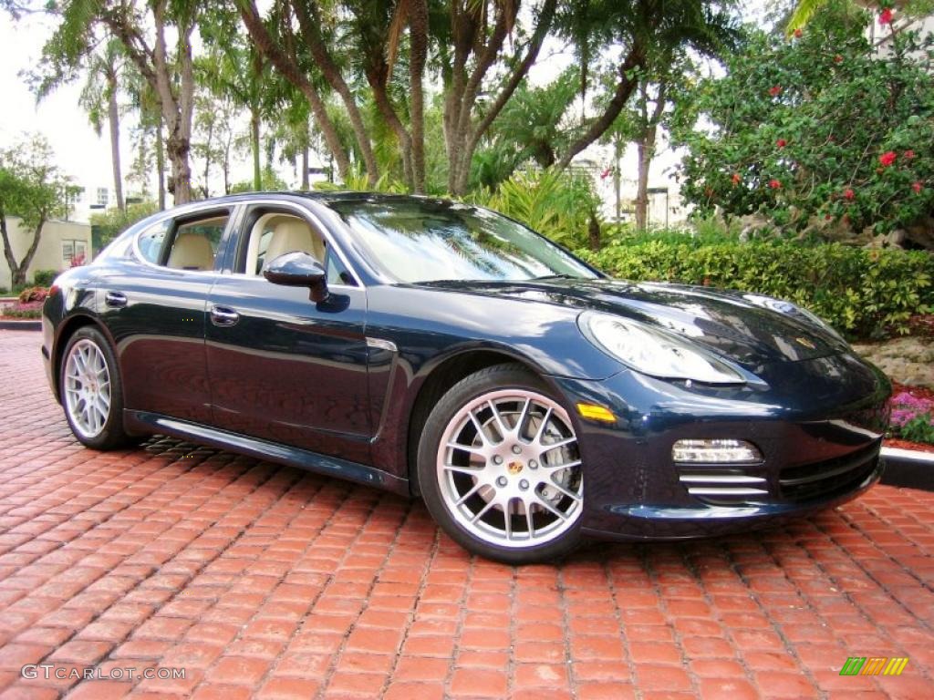 Dark Blue Metallic 2010 Porsche Panamera 4S Exterior Photo #49077191