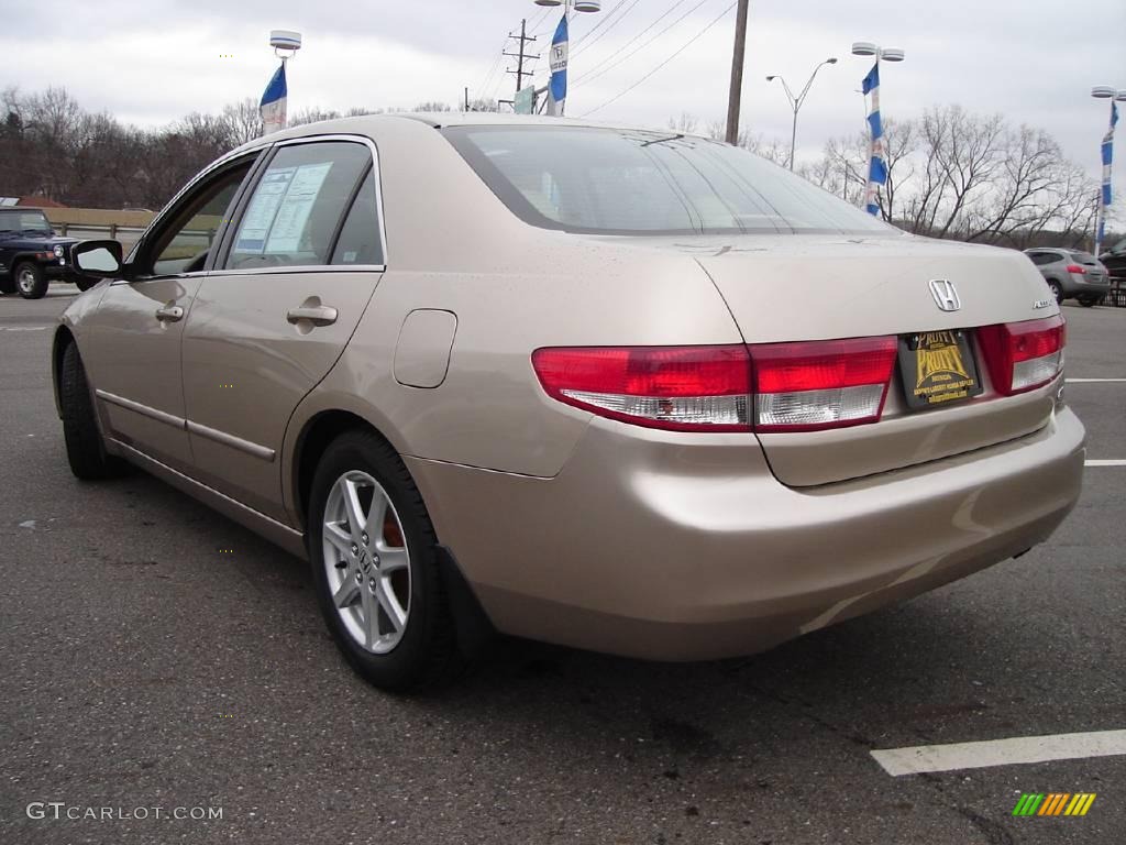 2003 Accord EX V6 Sedan - Desert Mist Metallic / Ivory photo #3