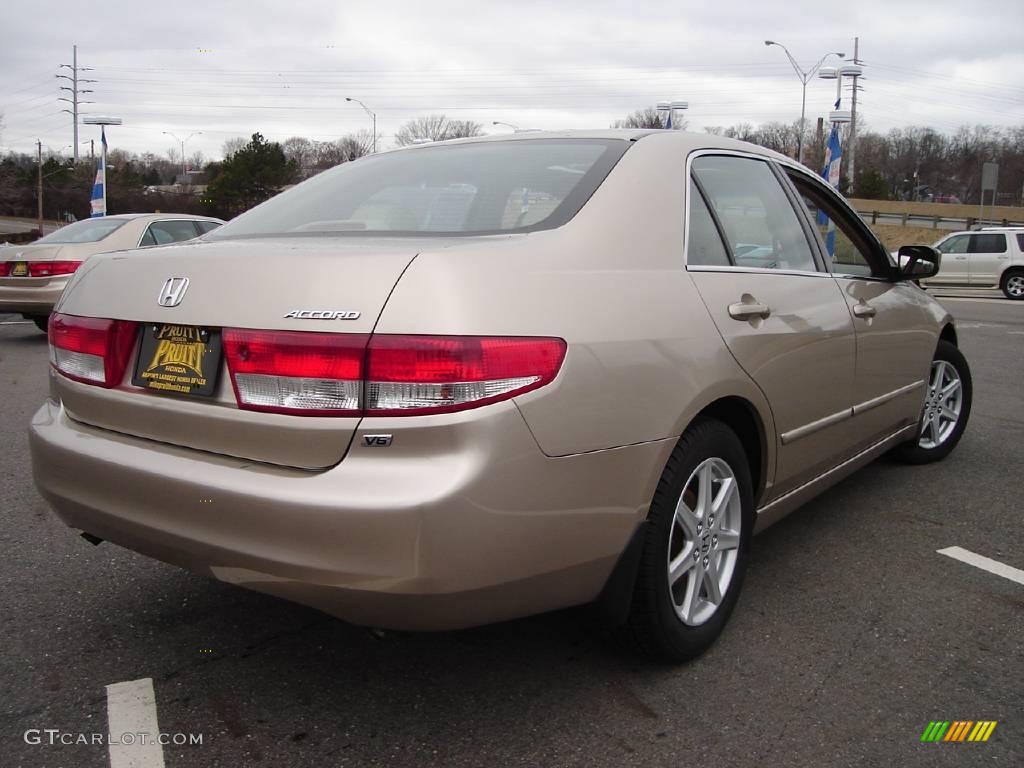 2003 Accord EX V6 Sedan - Desert Mist Metallic / Ivory photo #5
