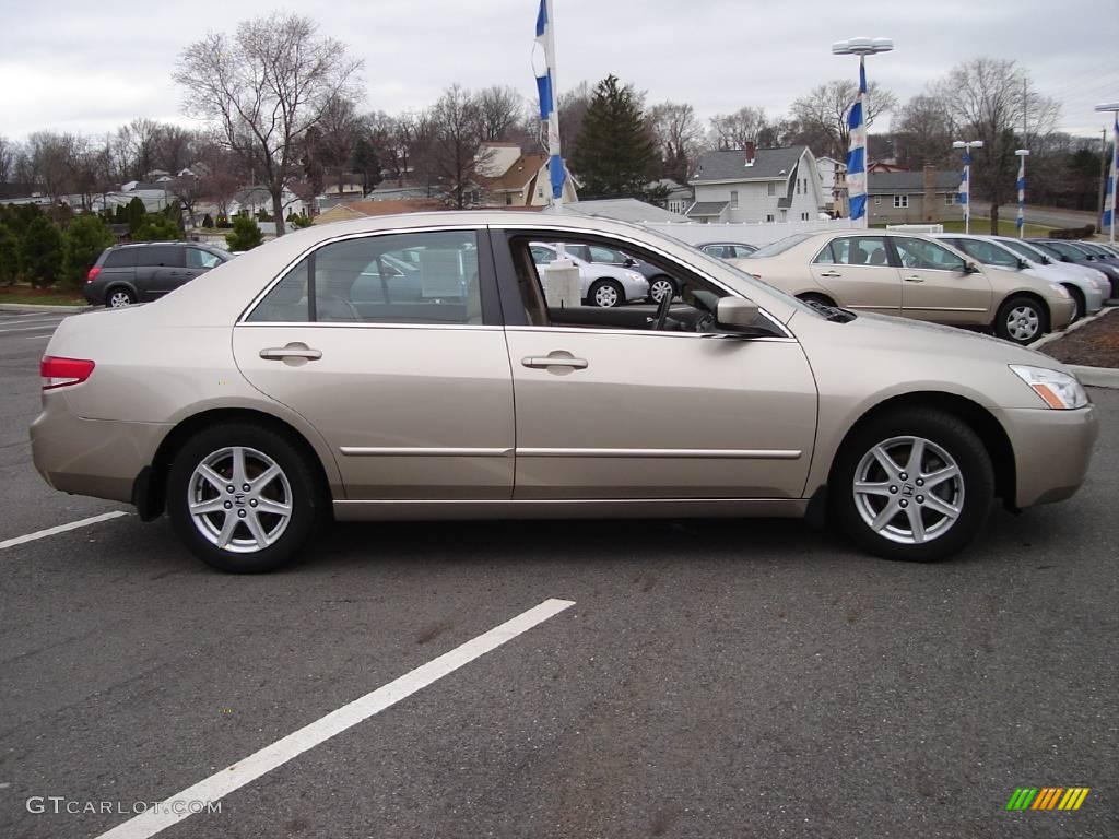 2003 Accord EX V6 Sedan - Desert Mist Metallic / Ivory photo #6