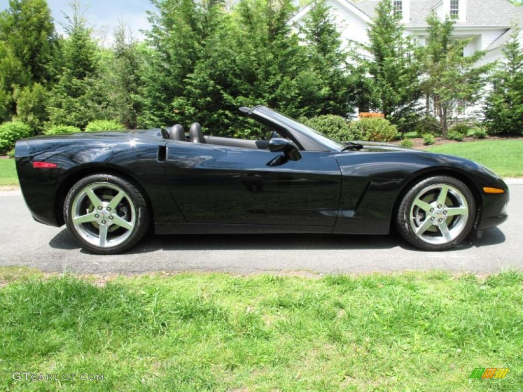 Black 2005 Chevrolet Corvette Convertible Exterior Photo #49078352