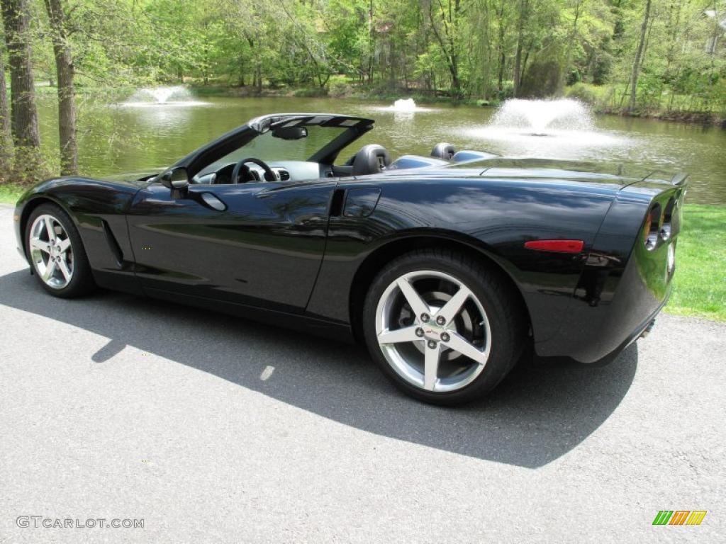 Black 2005 Chevrolet Corvette Convertible Exterior Photo #49078382