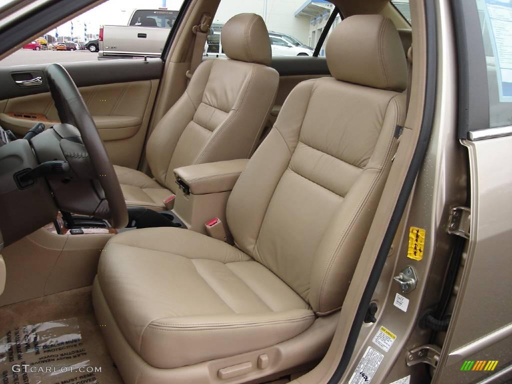 2003 Accord EX V6 Sedan - Desert Mist Metallic / Ivory photo #12