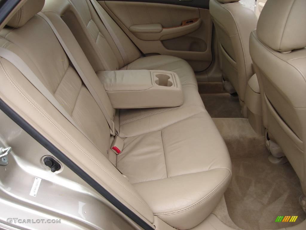 2003 Accord EX V6 Sedan - Desert Mist Metallic / Ivory photo #14