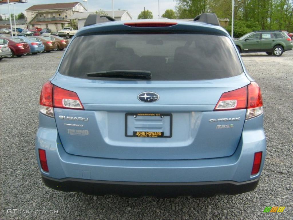 2011 Outback 2.5i Premium Wagon - Sky Blue Metallic / Off Black photo #10