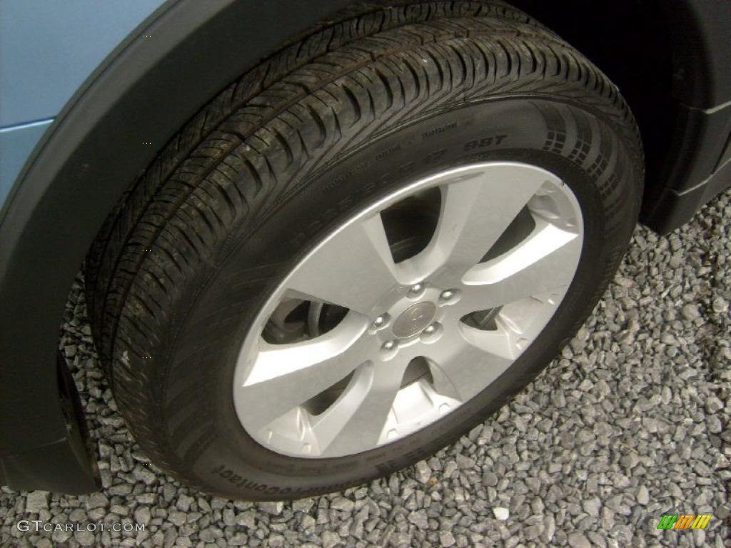 2011 Outback 2.5i Premium Wagon - Sky Blue Metallic / Off Black photo #12