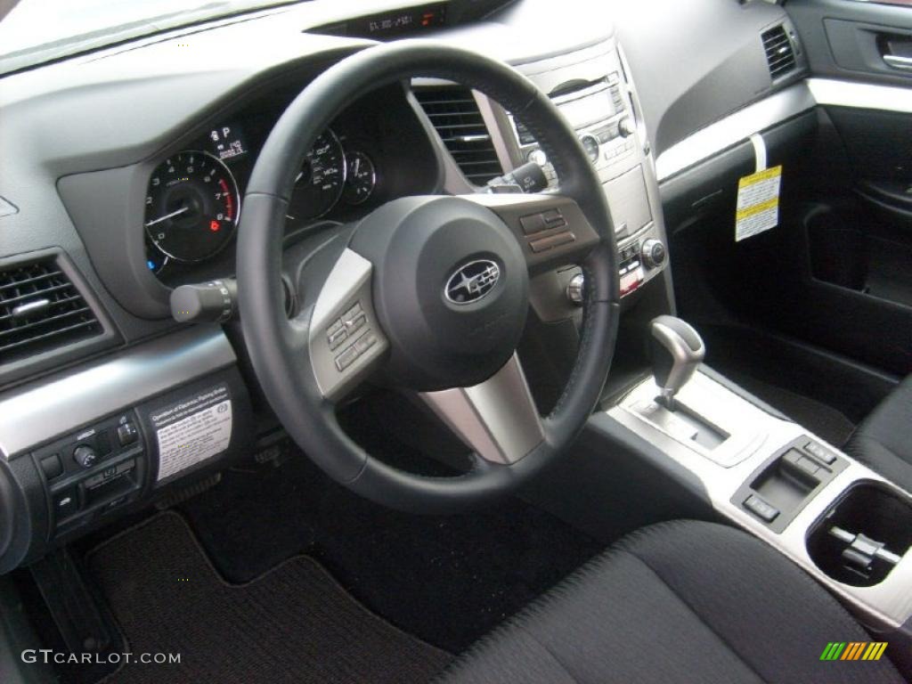 2011 Outback 2.5i Premium Wagon - Sky Blue Metallic / Off Black photo #13