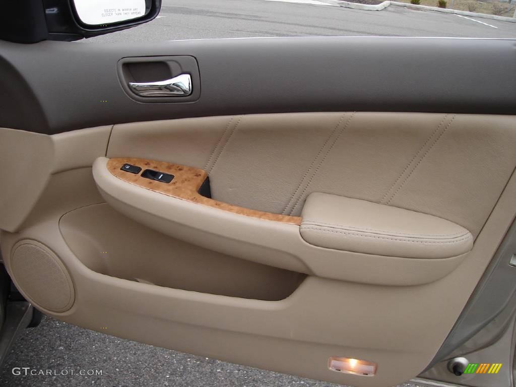 2003 Accord EX V6 Sedan - Desert Mist Metallic / Ivory photo #17