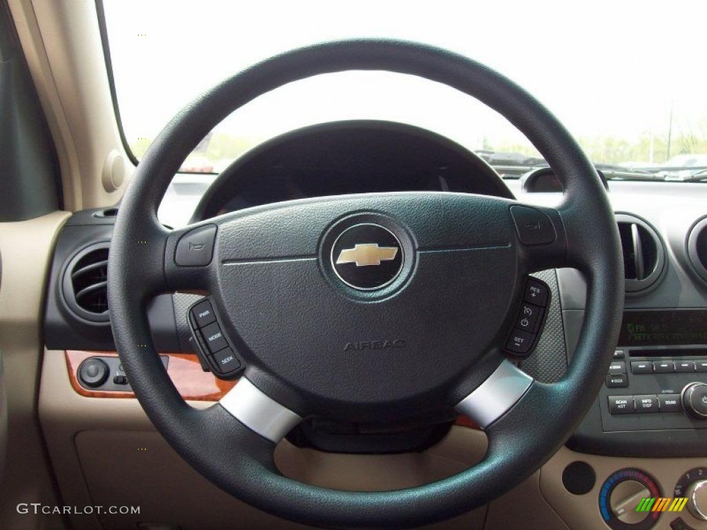 2011 Chevrolet Aveo Aveo5 LT Neutral Steering Wheel Photo #49078748
