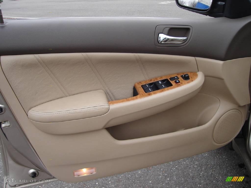 2003 Accord EX V6 Sedan - Desert Mist Metallic / Ivory photo #19